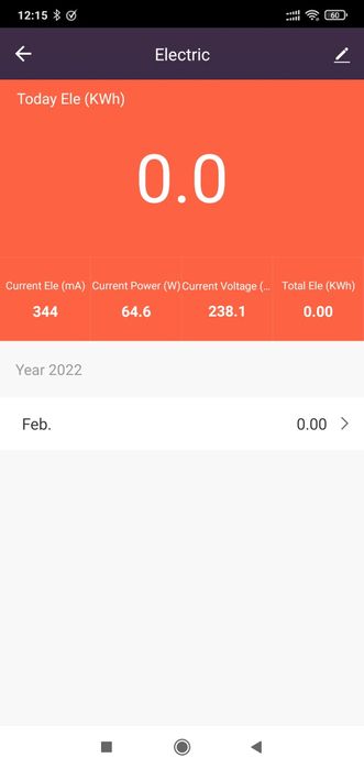 Priza Smart WiFi,  20A, 4400W, Monitor curent, Tuya, Alexa