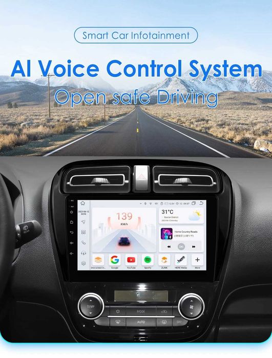 Мултимедия Mitsubishi Mirage Attrage Space Star Dodge Attitude Android
