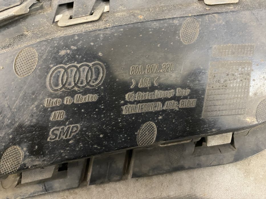 Дясна лайстна/решетка за задна броня на Audi Q5