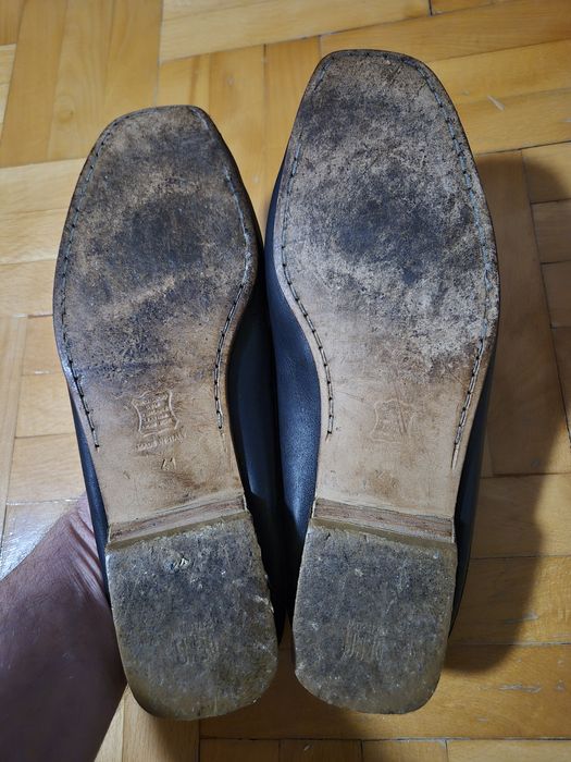 Saboți Premium Manila, Full Leather, Stil Moccasin - 41