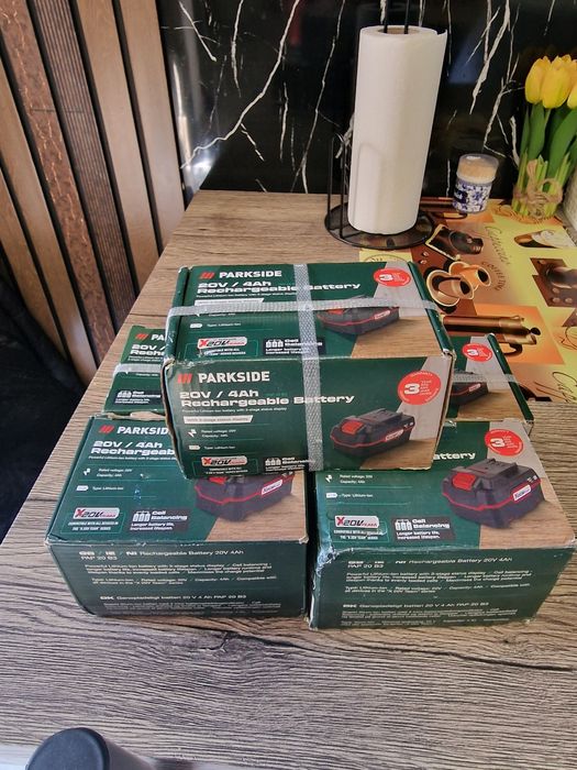 Baterii Parkside 20V 4Ah noi sigilate ridicare personala nu livrez