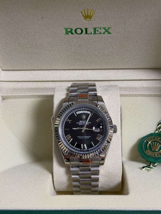 Ceas Rolex Day-Date Silver/Black Dial