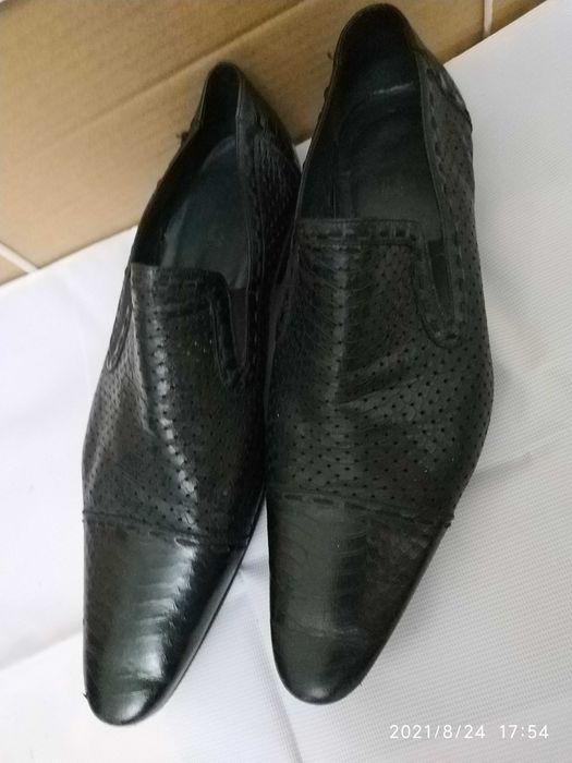 Туфли мягкая кожа, ручной работы - Италия. Большемерки 45-46.