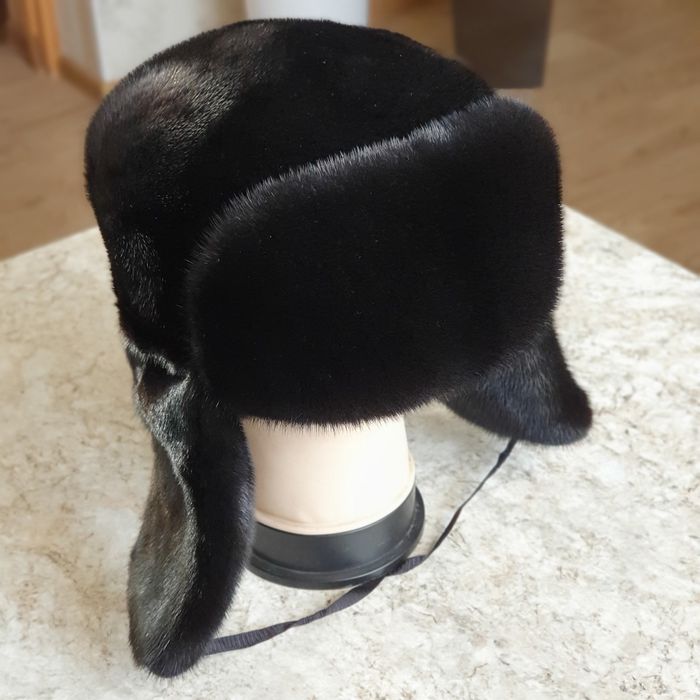 Шапка норковая, мужская.
