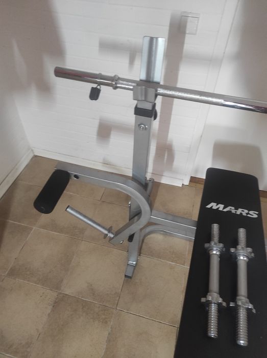 Лежанка Дъмбели Прав лост и тежести