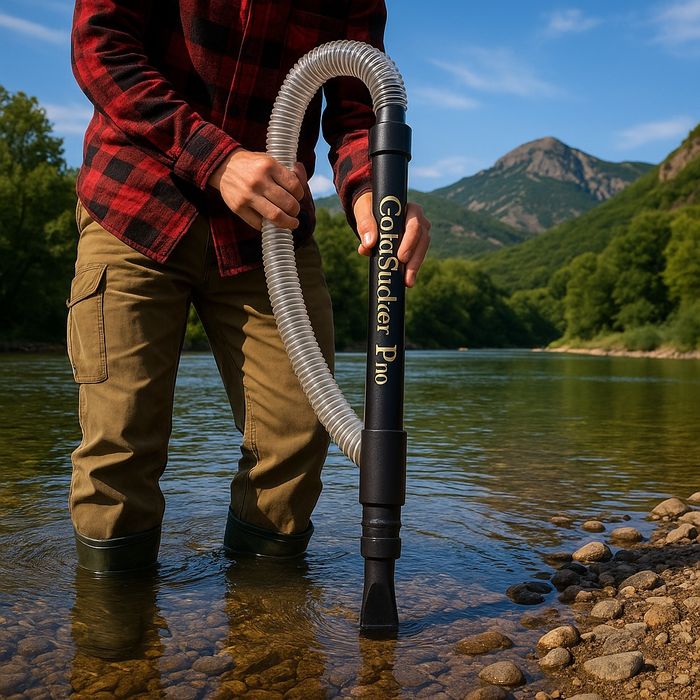 Ръчна помпа за злато  Хендерсън с двоен клапан и сменяеми представки