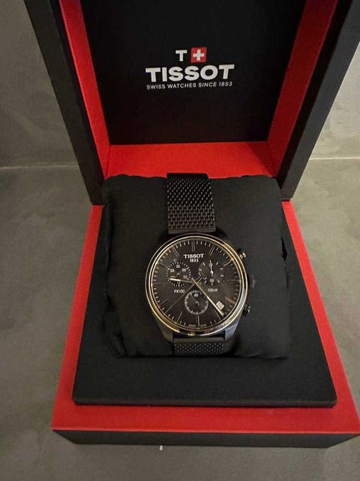 Tissot PR 100 Chronograph — полный комплект