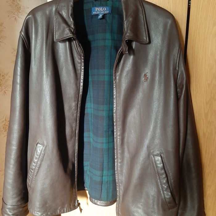Кожено яке естествена кожа polo ralph lauren