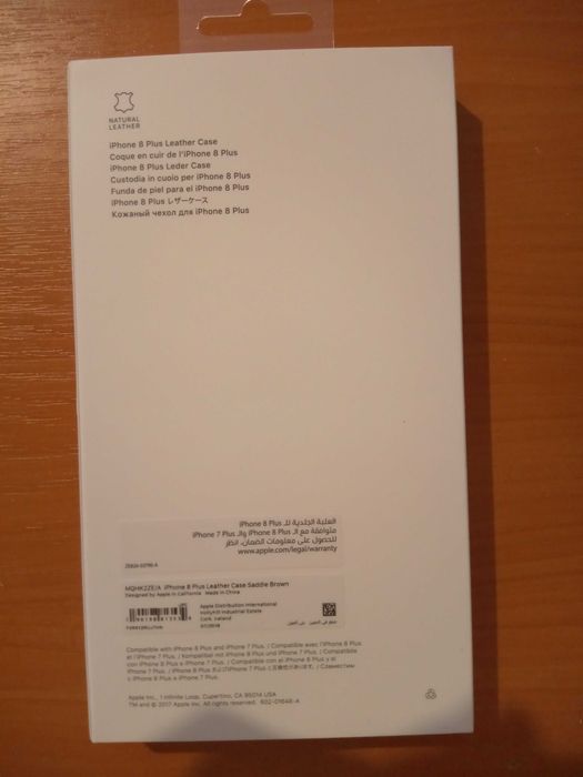 Husa piele Apple iPhone 7 plus/8 plus originala sigilata