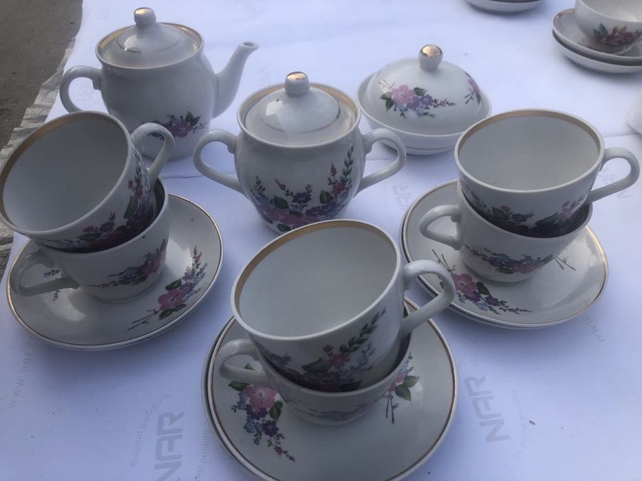 Чайный сервиз СССР тарелки СССР