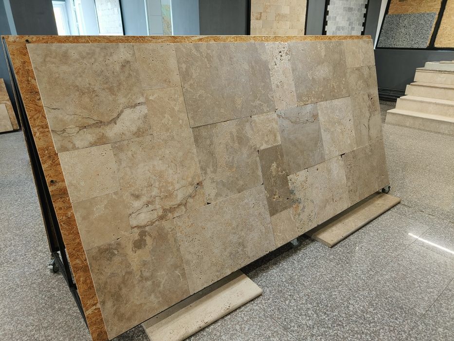 PROMOTIE!! Travertin rustic 1,2 French Set