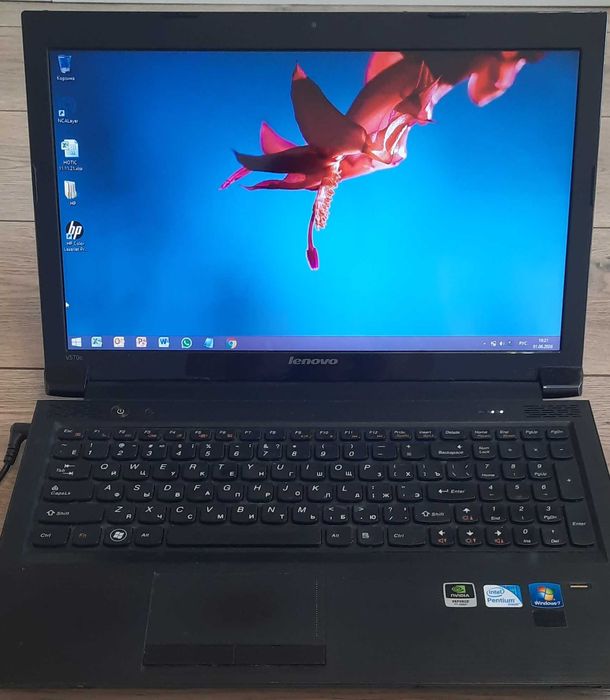 Notebook Lenovo V570C в рабочем состоянии