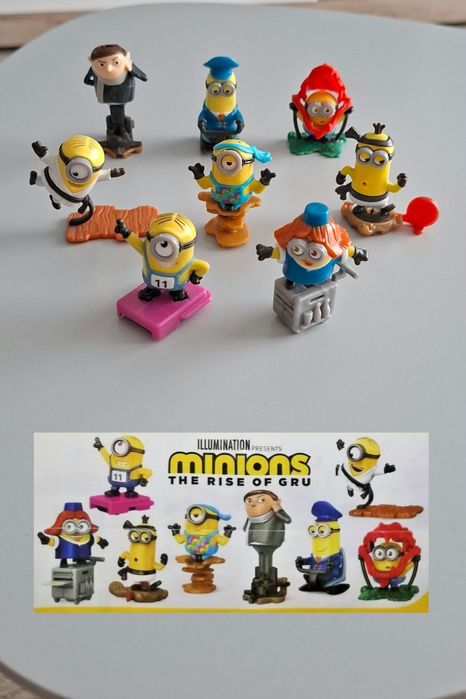 Kinder миньони колекция