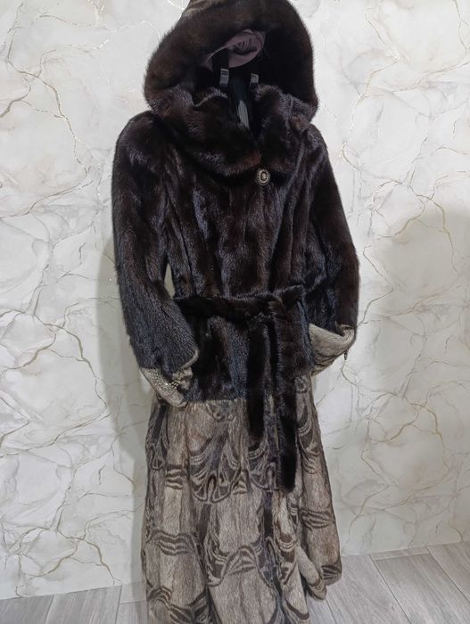 Шуба норковая б.у