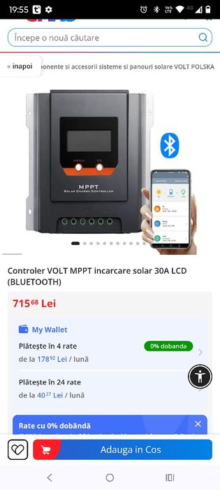 Controler încărcare solar