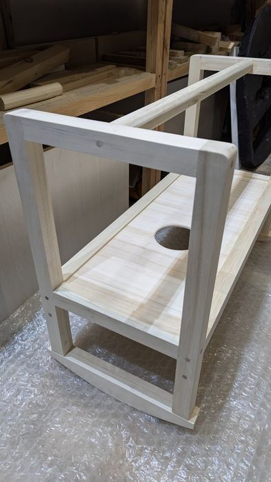 Бесік таза ағаш шегесіз