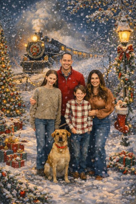 КОЛЕДНА МАГИЯ на портрет