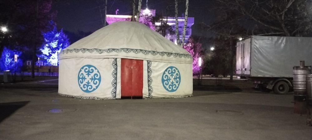 Аренда палатка, Юрта столы посуда