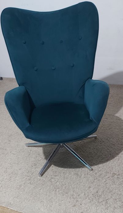 Scaun rotativ catifea