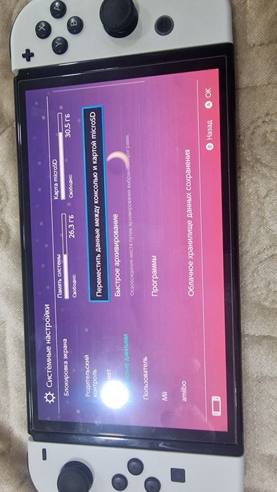 Прошитый nintendo switch oled