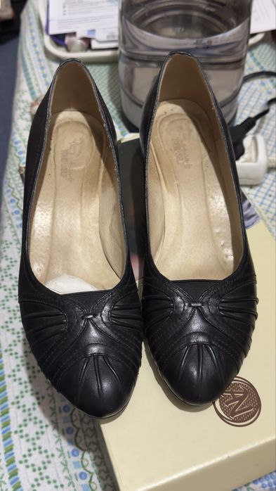 Туфли черные натуральная кожа