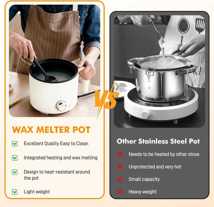 Топилка за восък Starvortex Electric Wax,Гаранция