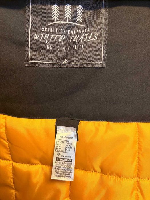 Geacă Parka Quechua NH900 -20°C impermeabilă, negru 3XL, ca noua