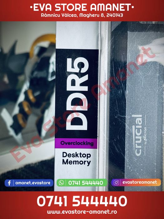 Memorie RAM Crucial Pro Series 32GB (2x16GB) DDR5 Overclocking 6000MHz