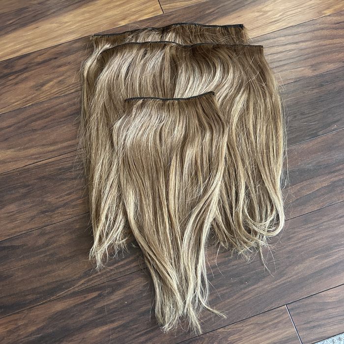 Три реда треси естествена коса