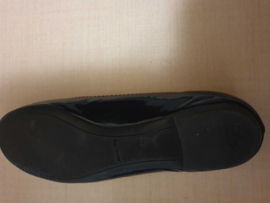 Balerini Louis Vuitton piele lăcuită blumarin/turqoise