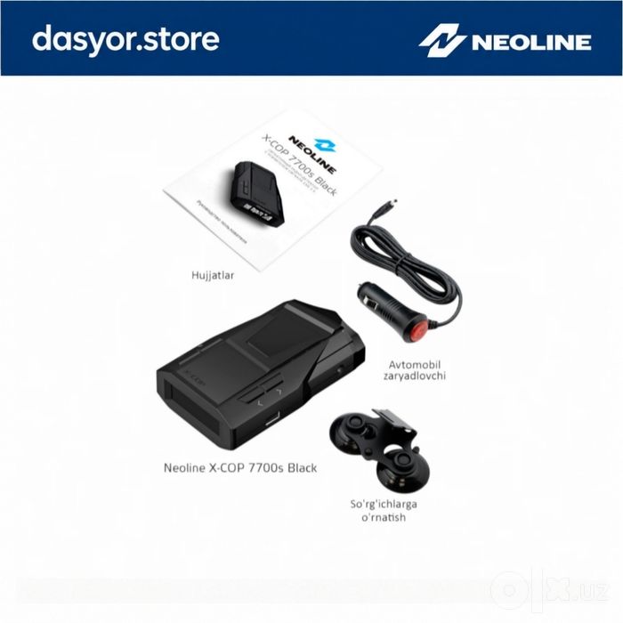 Neoline X-COP 7700S Black | Radar-detektor | Antiradar | 2 yil kafolat
