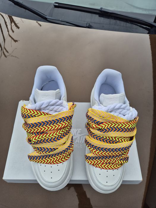 Nike air force 1 rope yellow lanvin