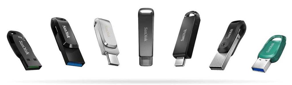 USB флэш-накопители - Sandisk все модели от 32GB до 256GB