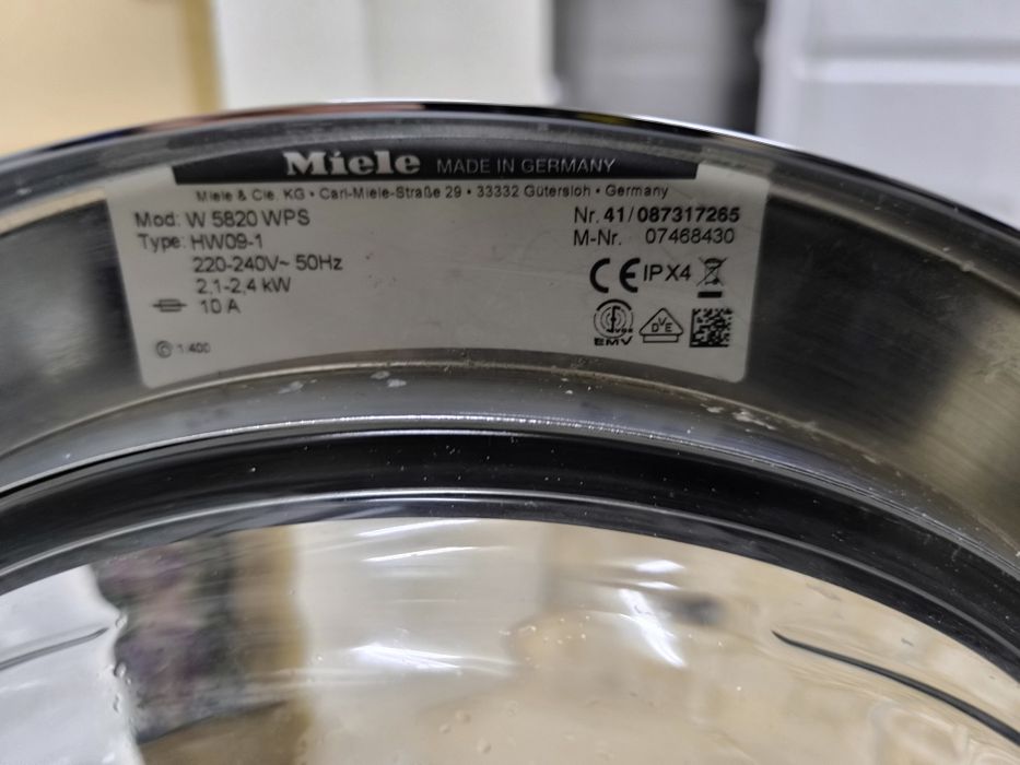 Пералня Miele W 5820 WPS - 8 кг. 1400 об. Клас А+