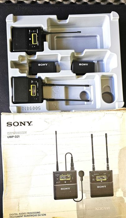 Sistem audio wireless Sony UWP-D21 -instrument cu acumulatori