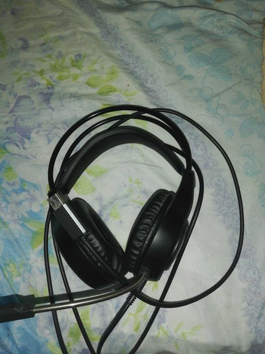 Căști gaming Marvo, cu fir, rgb