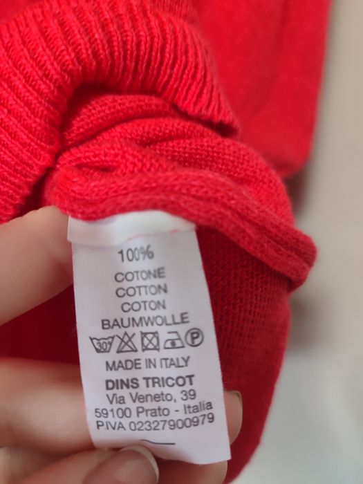 Dins Tricot Made in italy 100%Cotton -M-L размер