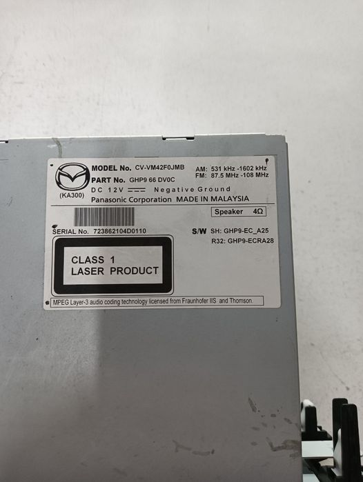 Navigatie Mazda 6 Gh 2007 - 2013 Cvvm42F0Jmb