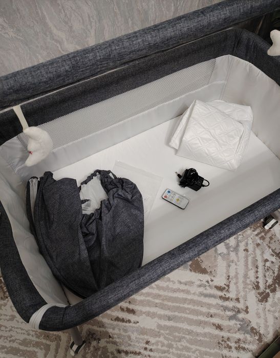 Продам манеж приставной с электрокачанием