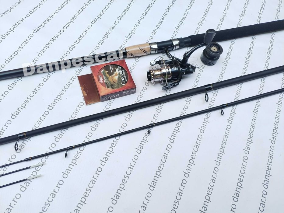 SET FEEDER Lanseta PROFL SPIRADO 3,90m+Mulineta FEEDER QFC4000 si fir