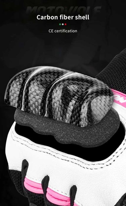 Manusi Moto pentru Femei  protectie articulatii degete touchscreen