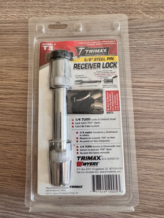 Заключалка за теглич TRIMAX 5/8” – нова