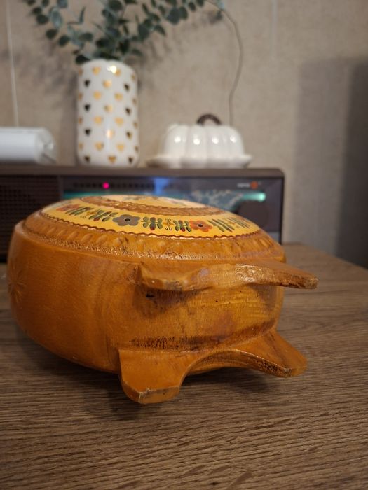 Plosca veche din lemn. Stare excelentă!