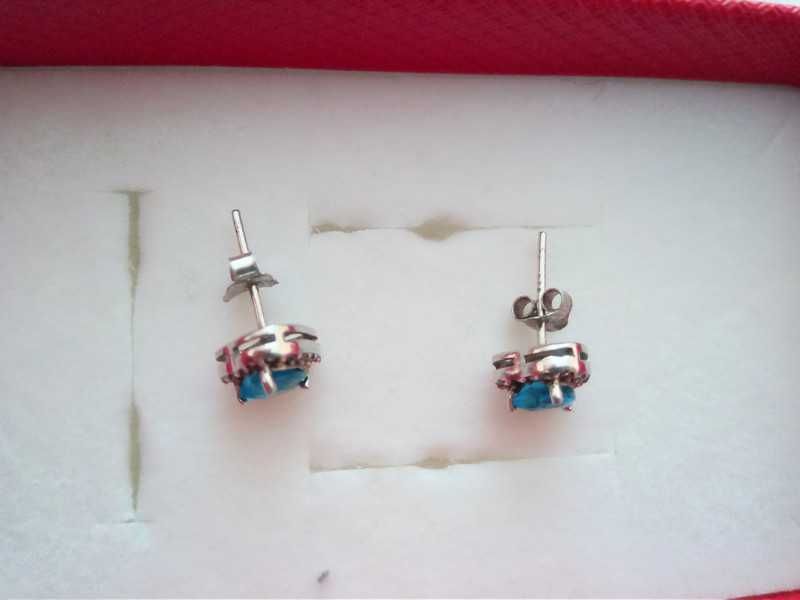 Cercei argint model inimioară