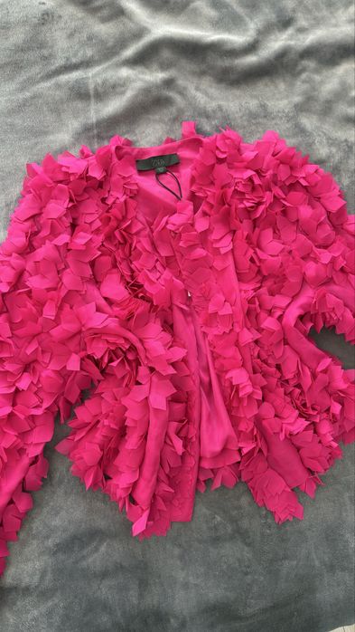 Zara красива цикламена жилетка