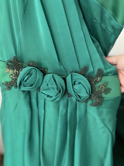 Rochie verde eleganta