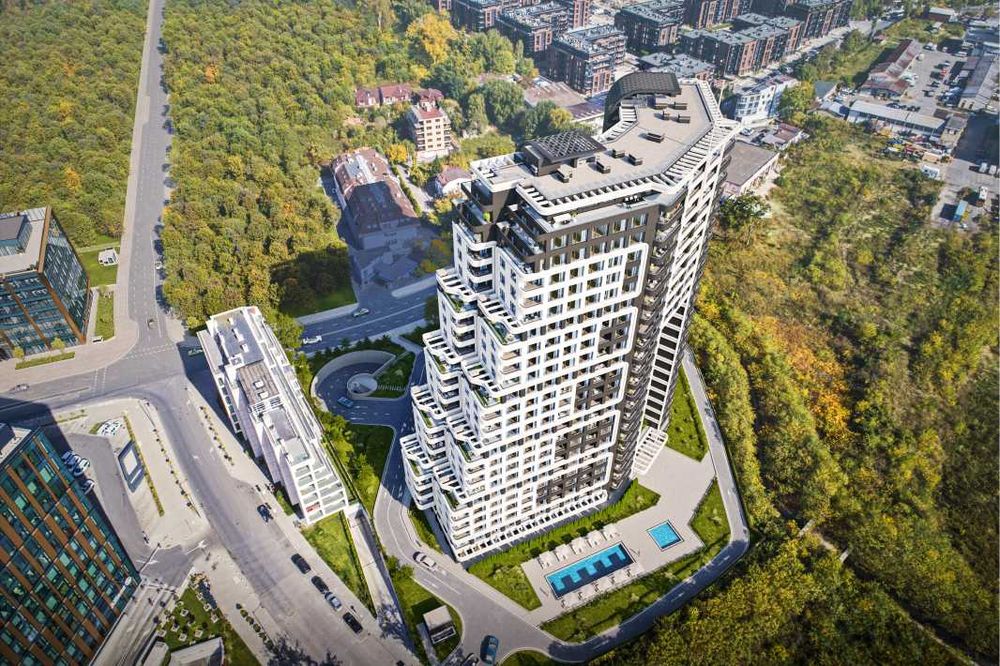 5-Стаен Южен в Twin Tower Branded Residence 15-ти Етаж Към Витоша - ул. Сребърна 28, София
