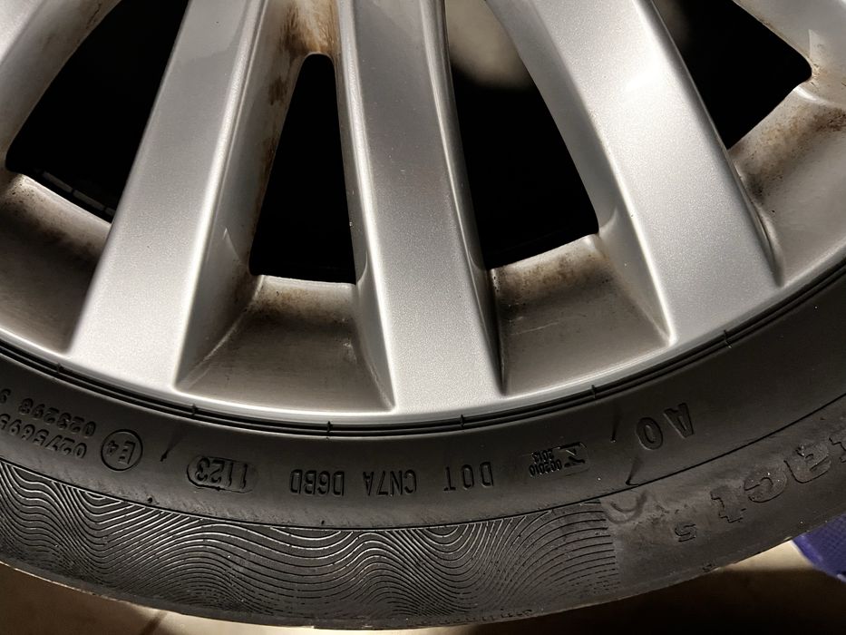 Jante cu anvelope vara 235/55/17 Continental Sport Contact 7 DOT2023