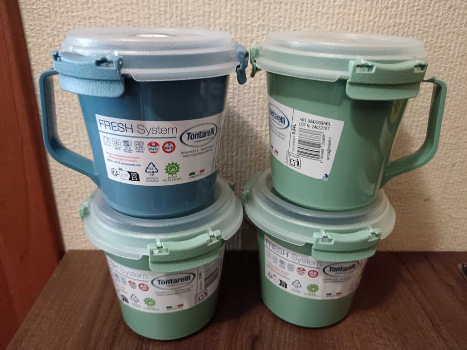 Кутии за храна,супи,готвени ястия,салати.Марка TONTARELLI.FRESH SYSTEM