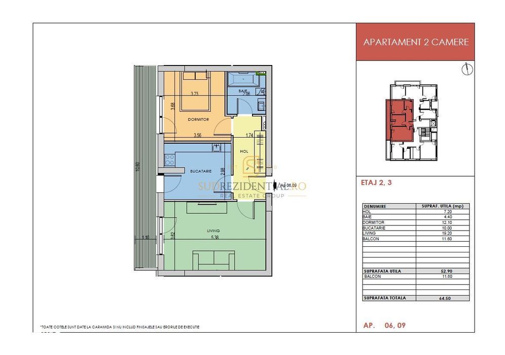 Apartament nou, 2 camere, finisat modern, aer conditionat, Grand Arena - Mai multe